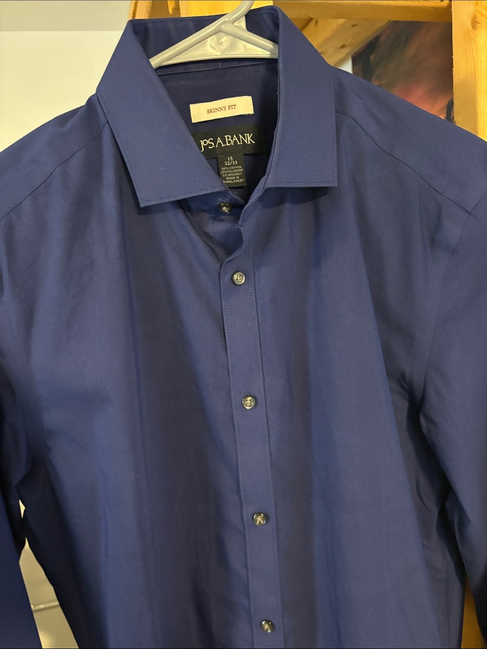 Jos. A. Bank Deep Navy Dress Shirt